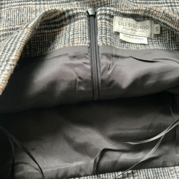 Lili Sidonio By Molly Bracken tweed mini skirt size small - Picture 10 of 10